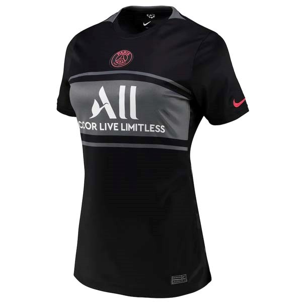 Tailandia Camiseta Paris Saint Germain Mujer Replica Tercera Ropa 2021/22